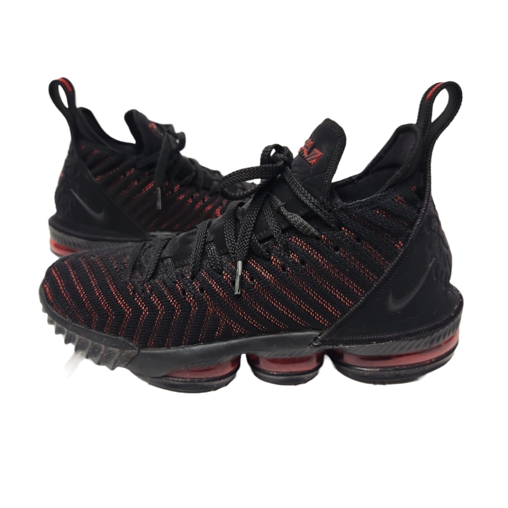 Nike Lebron 16 Fresh Bred Black/Red AO2588-002  (8)